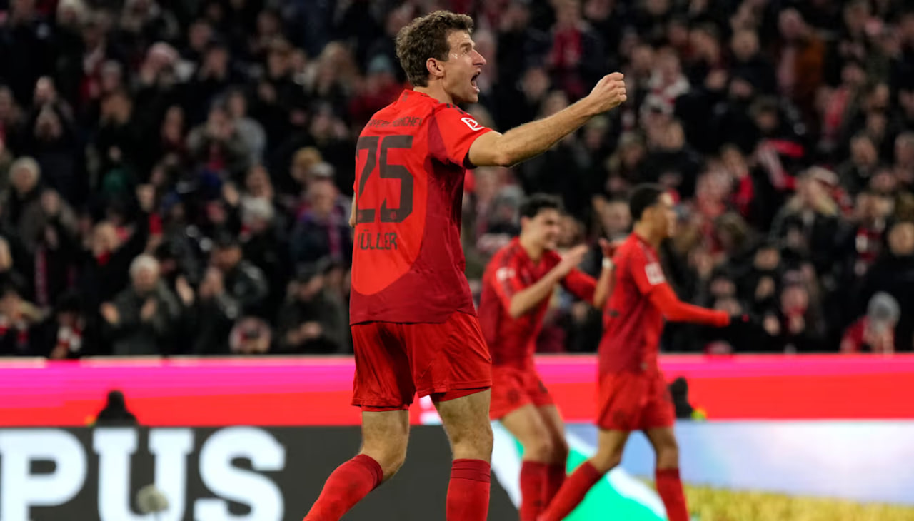 O Bayern venceu por 4 a 0 em casa o Eintracht Frankfurt